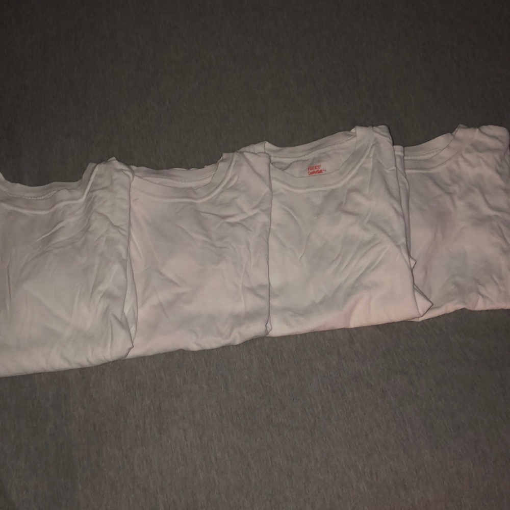 4 pack child XL undershirt/white tee